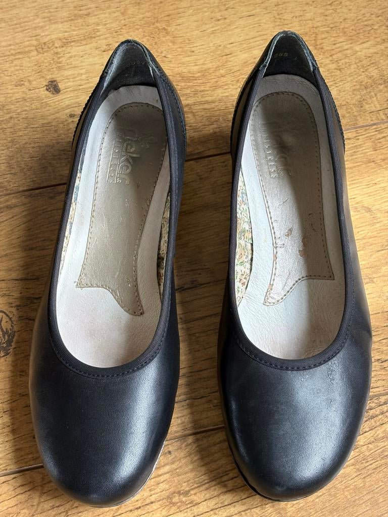 Rieker zwarte dames pumps, Ophalen of Verzenden, Zo goed als nieuw, Zwart