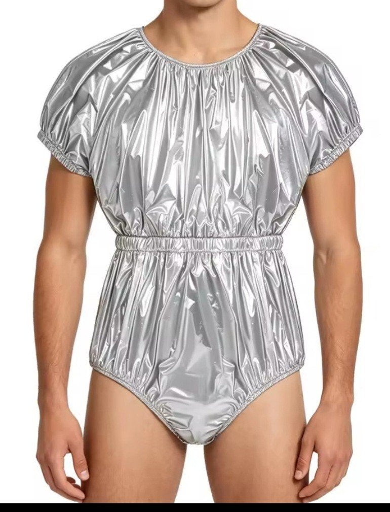 Pvc, plastic body romper, kinky, fetish, Ophalen of Verzenden, Nieuw