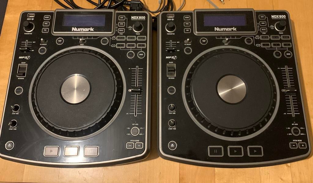 2x Numark NDX800, Muziek en Instrumenten, Dj-sets en Draaitafels, Ophalen, Gebruikt, Dj-set, Numark