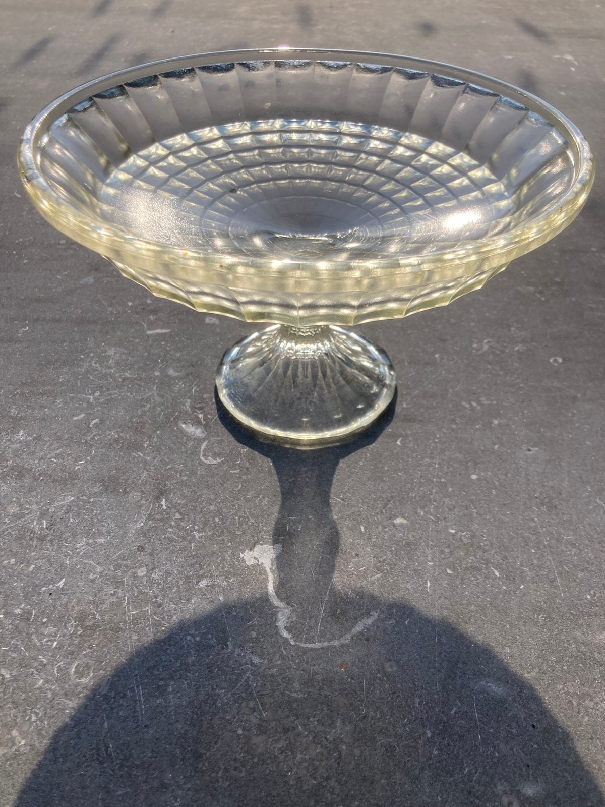 Glazen Franse etagere, Antiek en Kunst, Ophalen of Verzenden