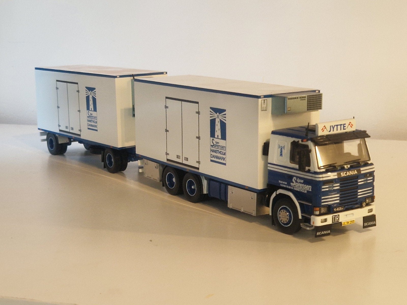 tekno egon sørensen, Hobby en Vrije tijd, Modelauto's | 1:50, Ophalen of Verzenden, Zo goed als nieuw, Bus of Vrachtwagen, Tekno