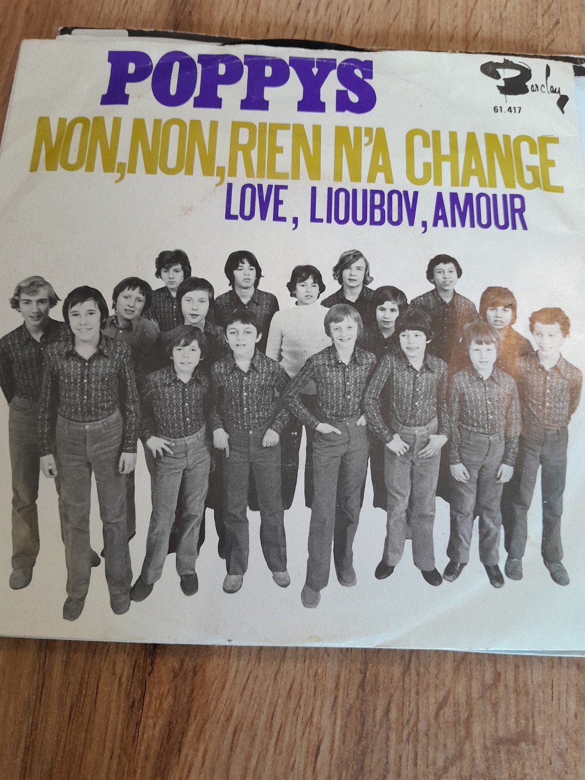 Poppys 7inch non non rien n, a change, Ophalen of Verzenden, Zo goed als nieuw, Pop