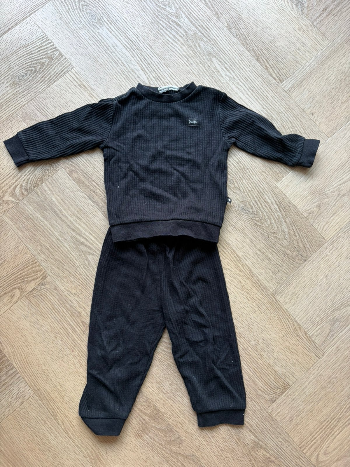 Pyjama Feetje. Zwart. Maat 80, Ophalen of Verzenden, Zo goed als nieuw, Jongetje of Meisje, Nacht- of Onderkleding