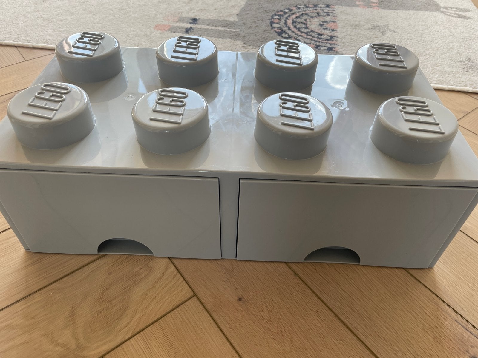 Lego opbergdoos met Duplo blokken, Ophalen, Gebruikt, Inclusief extra onderdelen, Lego