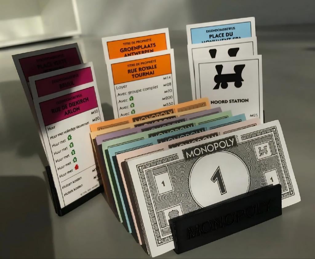 Monopoly Kaartenhouder en Geldhouder, Ophalen of Verzenden, Nieuw