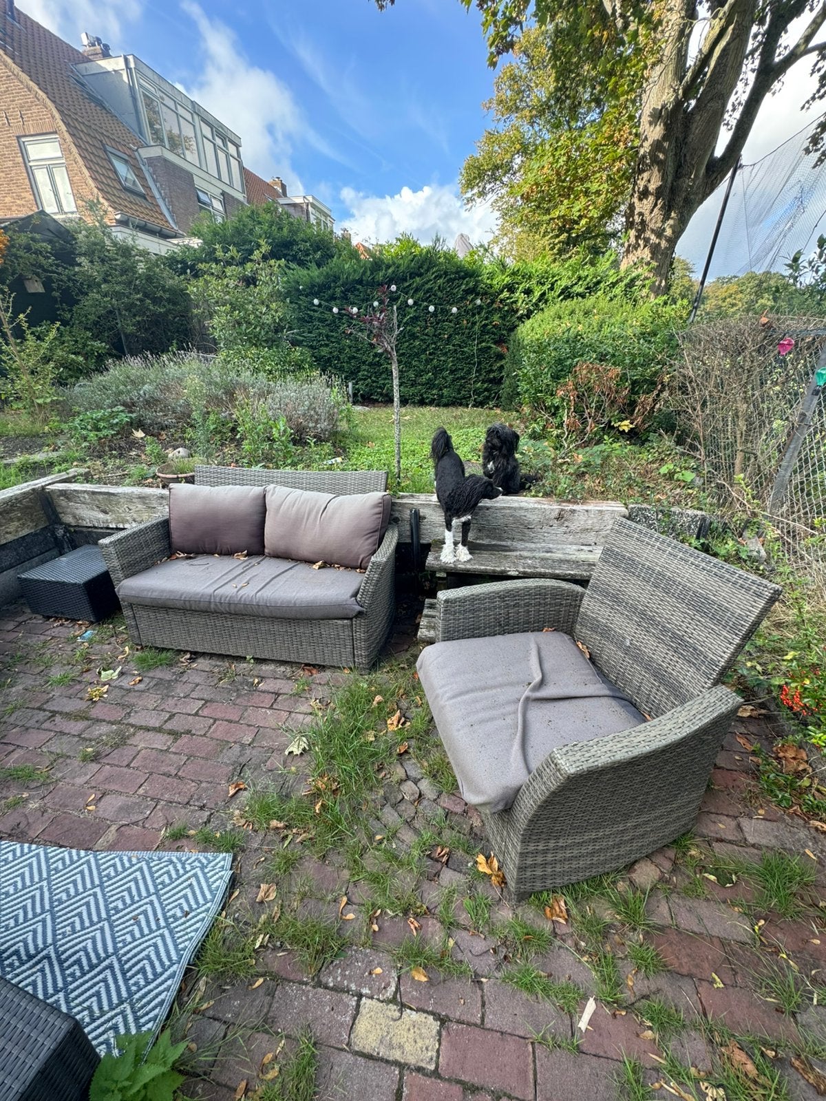 Loungeset, Tuin en Terras, Ophalen, Gebruikt, 3 zitplaatsen, Loungeset