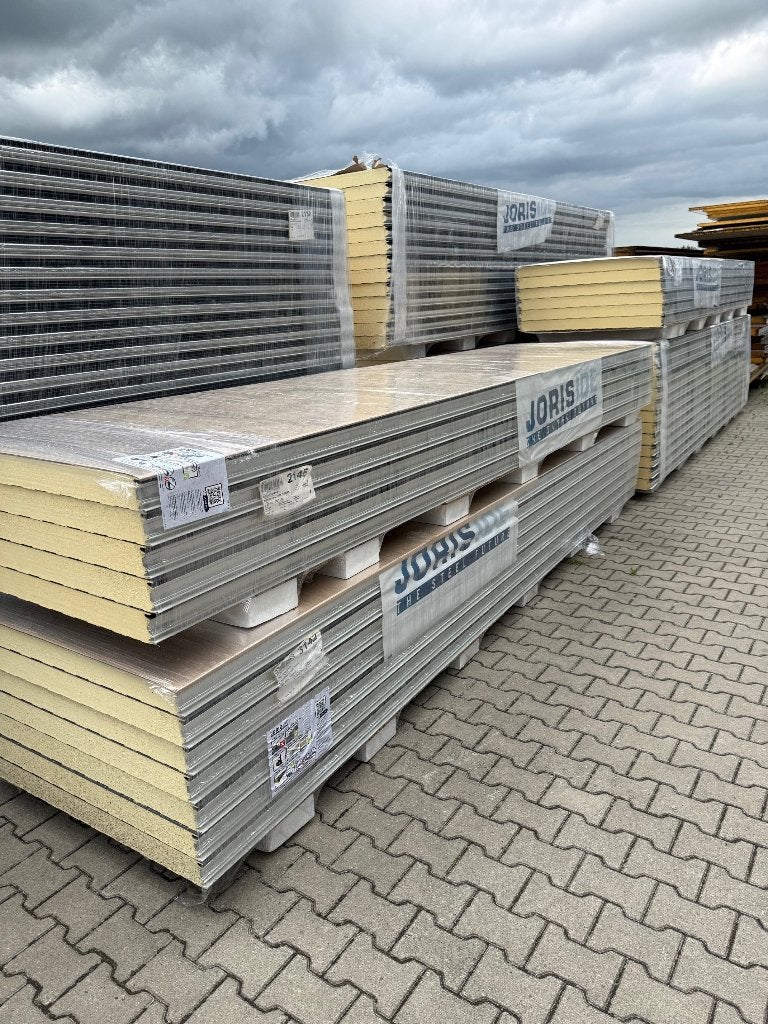 Sandwichpanelen 80mm RAL7016 Wand Microrib Restpartij divers, Ophalen, Nieuw, Overige materialen, 50 tot 100 mm