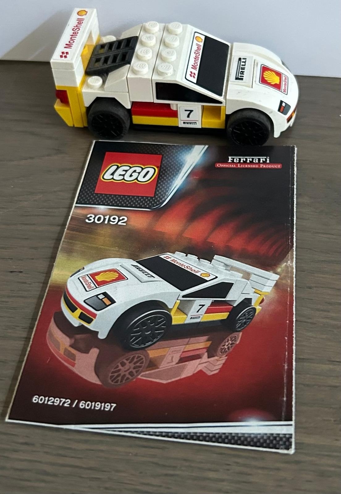 LEGO Ferrari Shell Race Auto 30192 met instructieboekje, Ophalen, Zo goed als nieuw, Overige merken