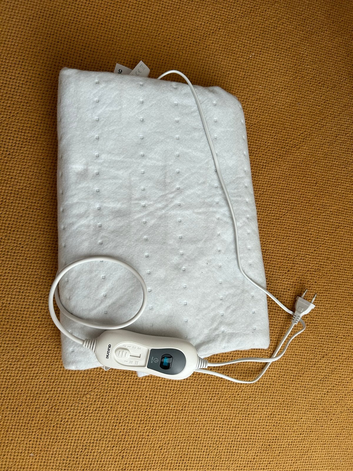 Elektrische deken Auronic - Zo goed als nieuw, Eenpersoons, Wit, Ophalen of Verzenden, Overige merken