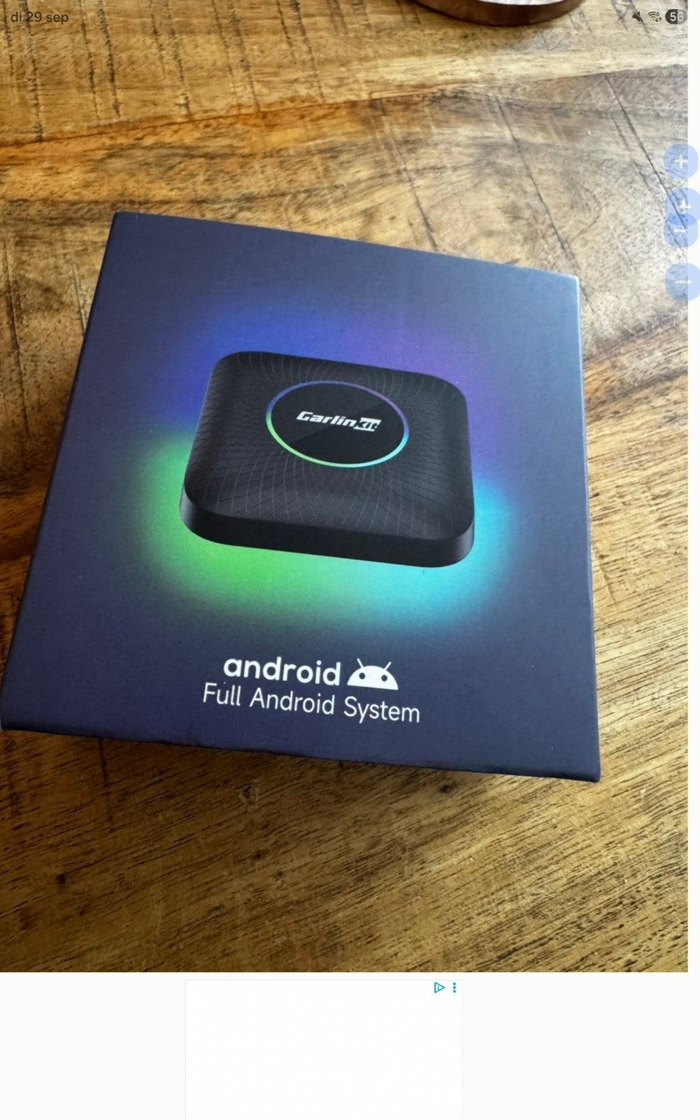 Carlinkit CPC200-Tbox Ambient 8GB+128GB Android, Ophalen of Verzenden, Zo goed als nieuw