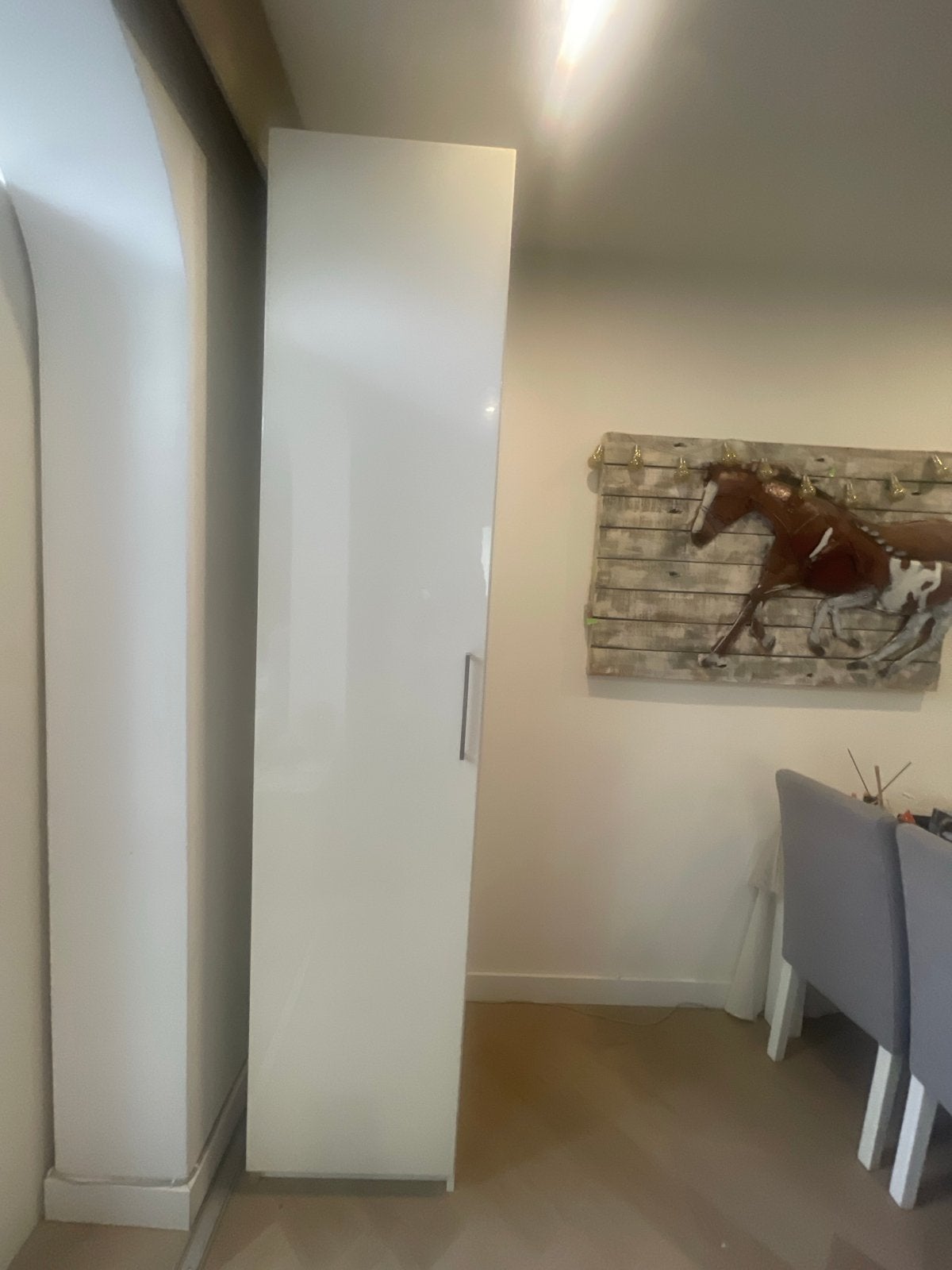 Witte pax hoogglans kast -, Overige materialen, Minder dan 50 cm, 200 cm of meer, Ophalen of Verzenden