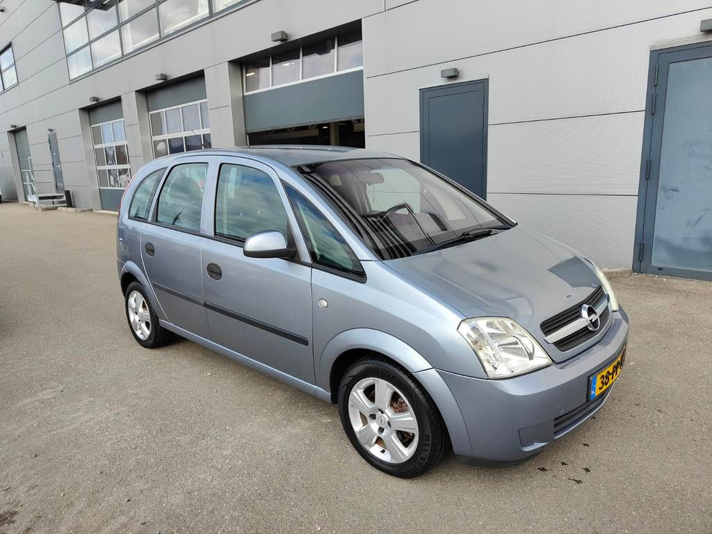 Opel Meriva 1.6 16V Easytronic automaat 2004 Grijs, Auto's, 4 cilinders, 100 pk, 1200 kg, Grijs