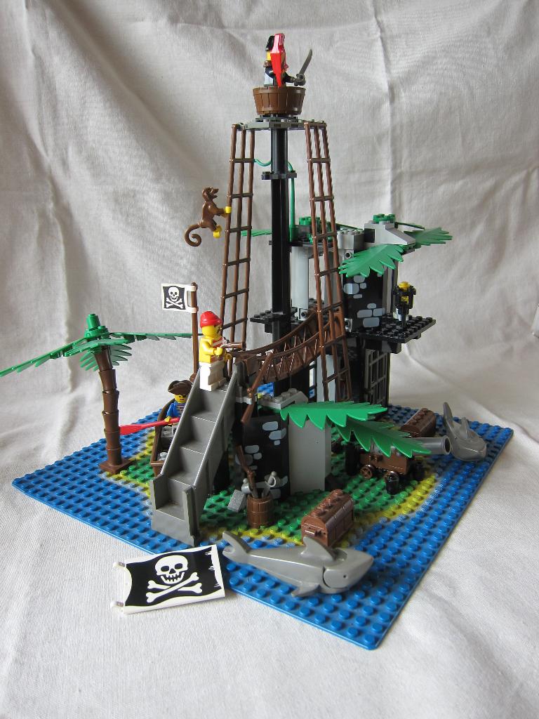lego Forbidden Island 6270 pirtes pirate + extras, Kinderen en Baby's, Gebruikt, Lego, Complete set, Pirates