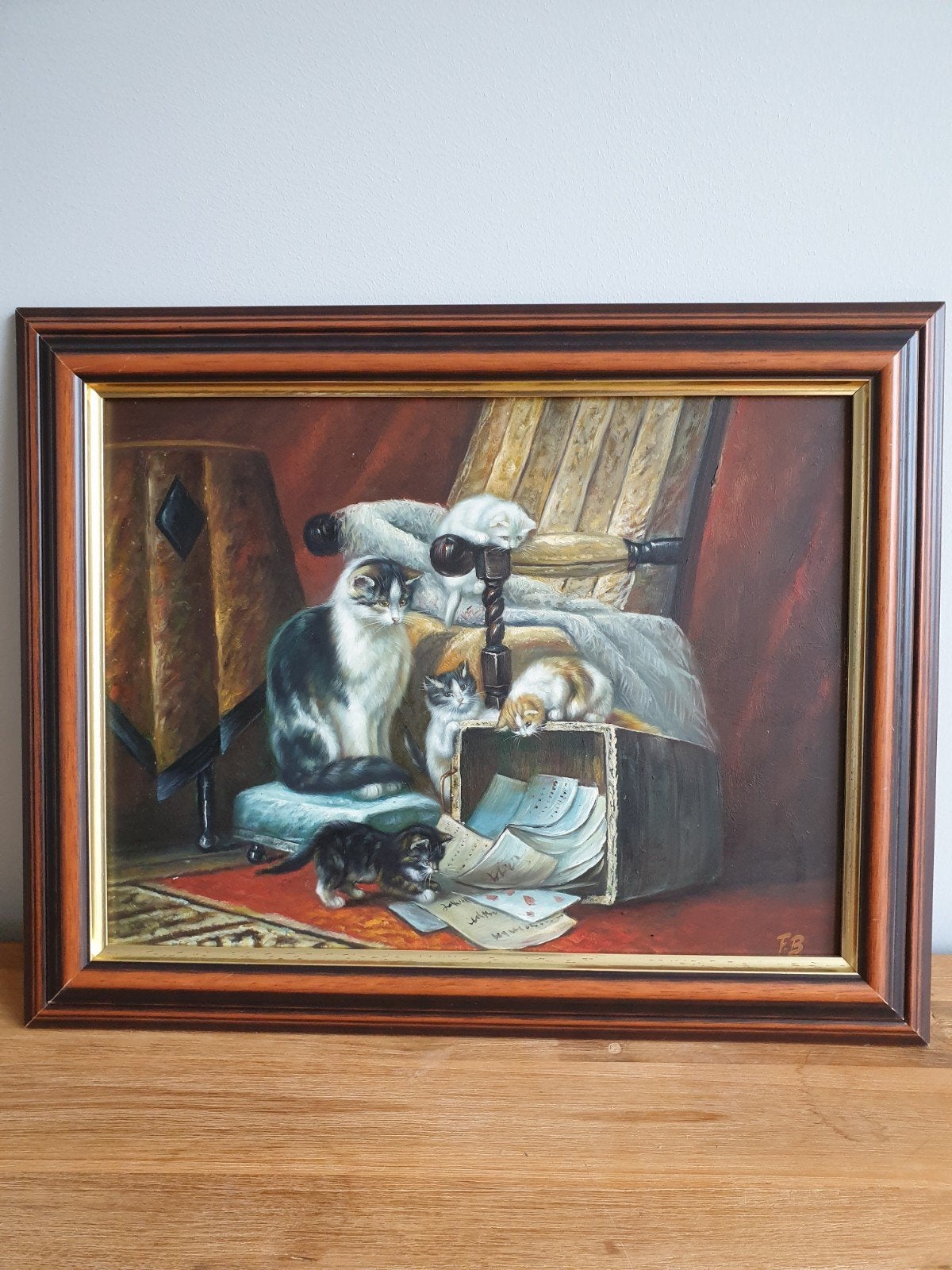 Schilderij met kattenafbeelding, Ophalen, Dieren