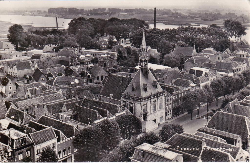 07311 Schoonhoven - Panorama - gel. 1967, Verzenden, 1960 tot 1980, Gelopen, Zuid-Holland