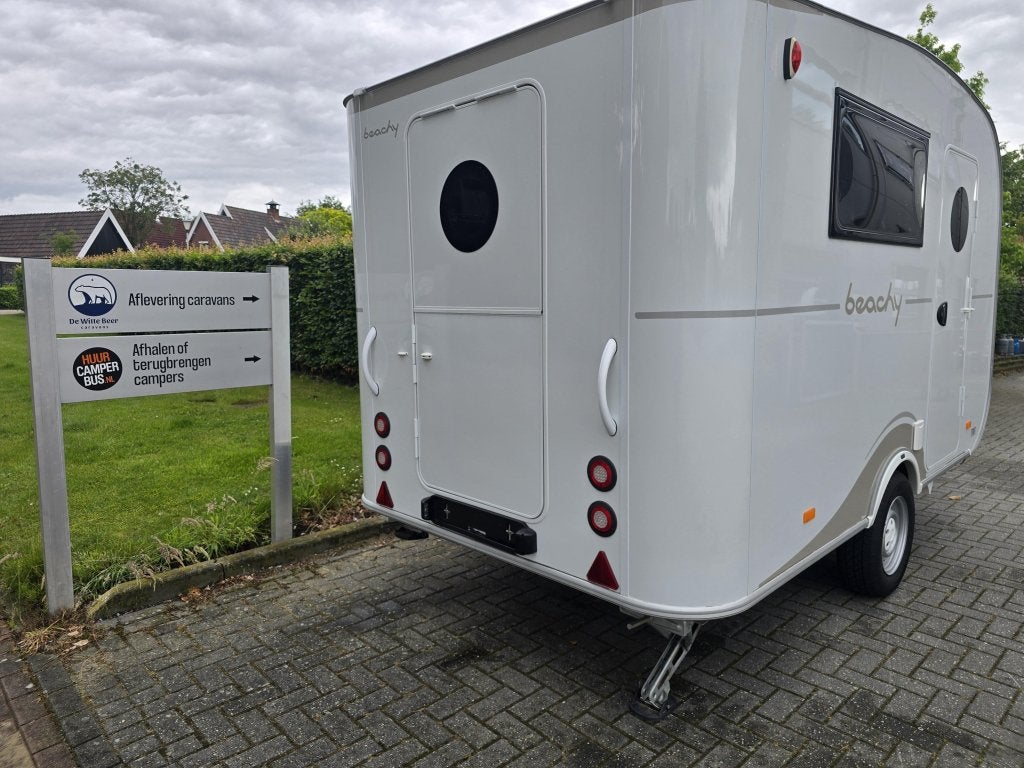 Hobby Beachy 360 met fietsendrager + tempo 100, Overige typen, Hobby, Bedrijf, Treinzit