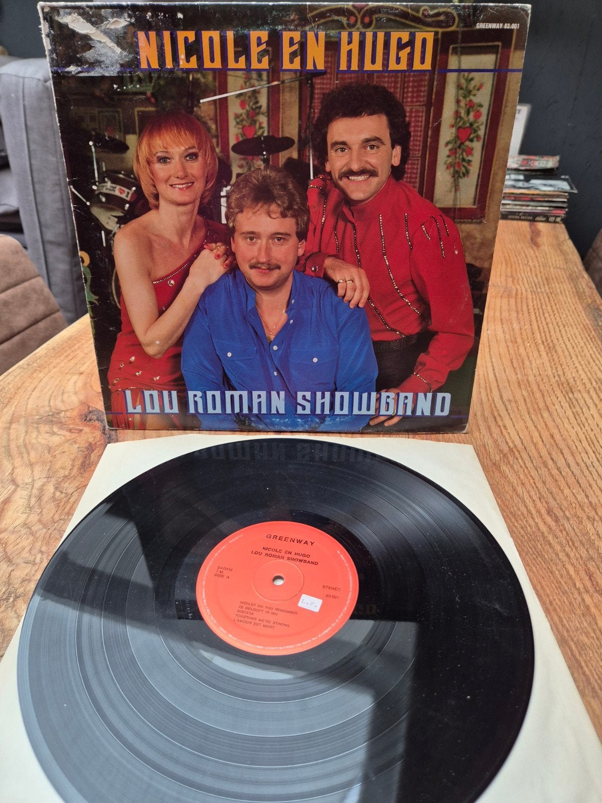 Nicole en Hugo & Lou Roman Showband LP - Pop/Schlager, LP, Gebruikt, Ophalen of Verzenden, Pop