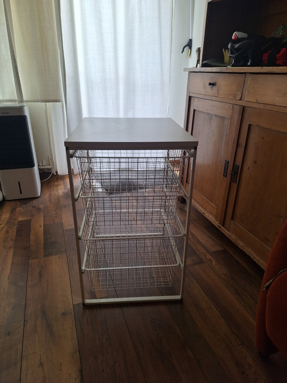Opbergrek met 4 manden - 44,3x54,5x72,0 cm, Ophalen