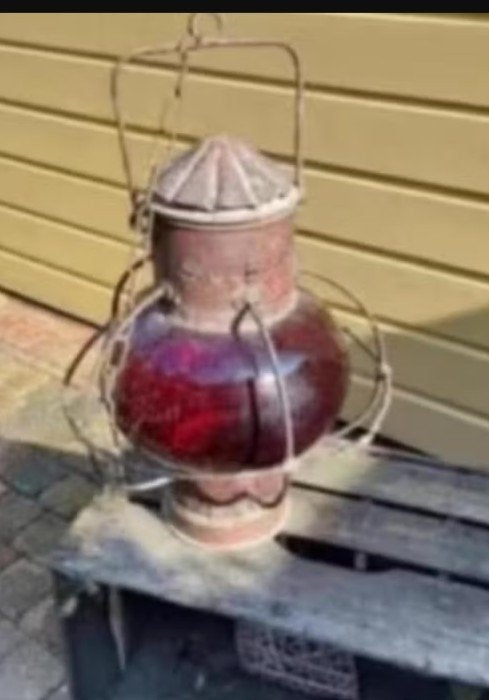 Antieke scheepslamp, Verzamelen, Scheepvaart, Ophalen, Gebruikt, Gebruiksvoorwerp
