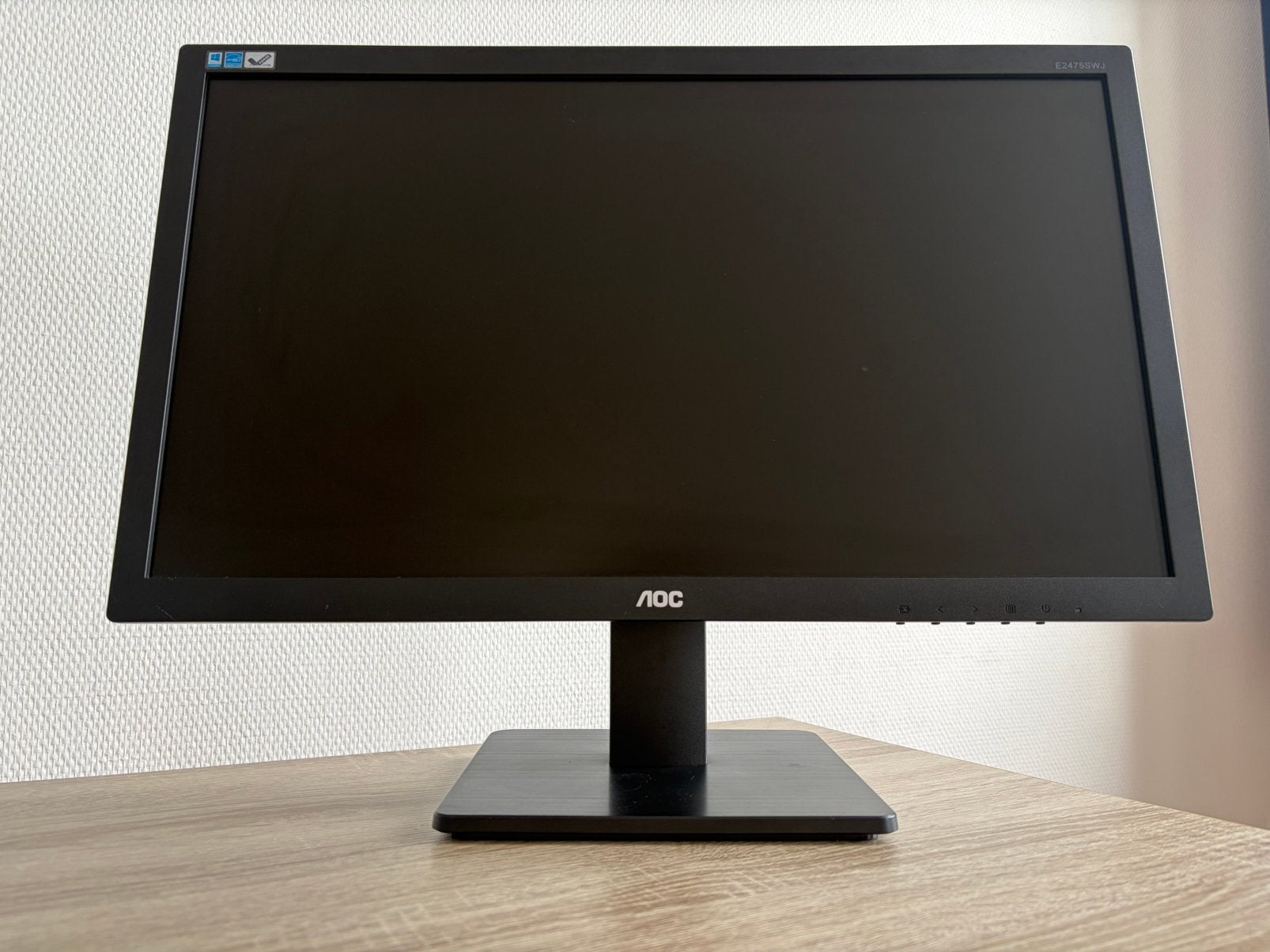 AOC E2475SWJ 24" Full HD monitor, Ophalen, Full HD, Zo goed als nieuw, VGA