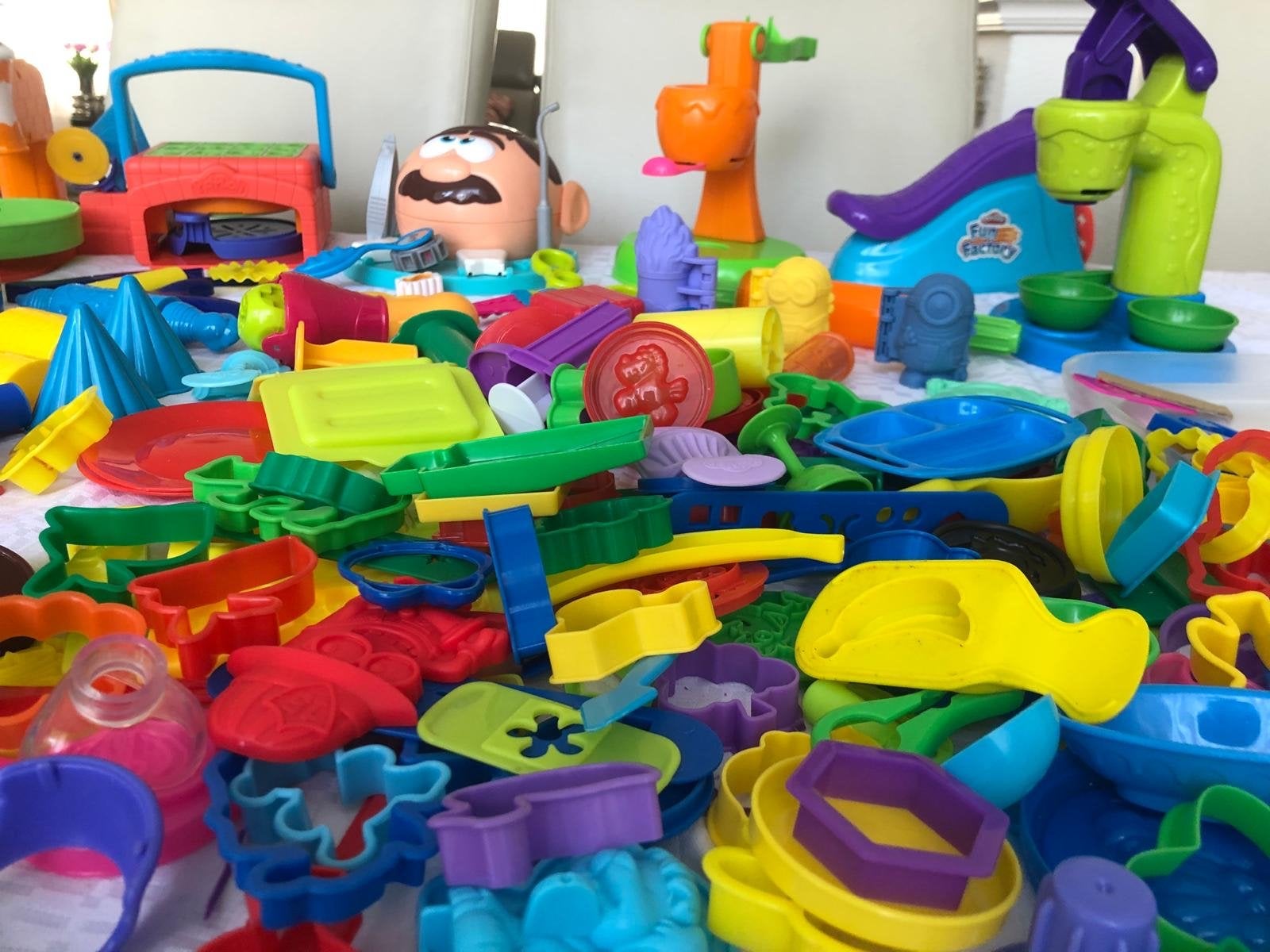 Grote Play-Doh set met veel accessoires en klei, Ophalen of Verzenden, Gebruikt, Jongen of Meisje