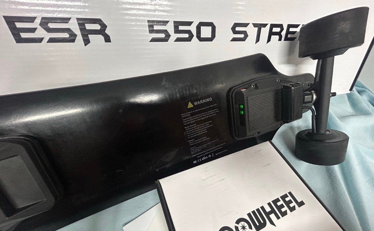 Koowheel ESR550 street skateboard, Ophalen of Verzenden, Zo goed als nieuw