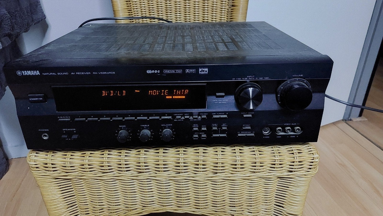 yamaha receiver 300 watt, Ophalen, Zo goed als nieuw, 120 watt of meer, Yamaha