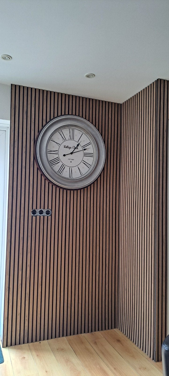 1x Akoestisch wandpaneel Eiken met vilt + gratis deel, Doe-het-zelf en Verbouw, Hout en Planken, Minder dan 25 mm, Eiken, Overige typen