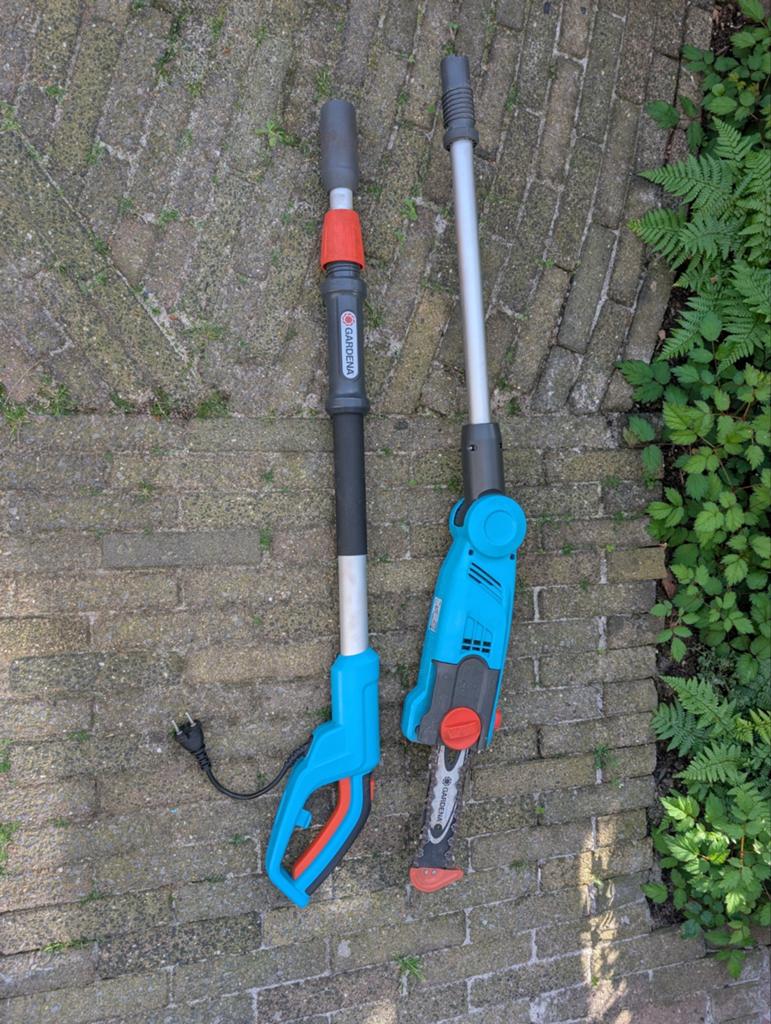 Telescopische stokzaag Gardena, compleet, Ophalen, Zo goed als nieuw, Overige soorten, Gardena