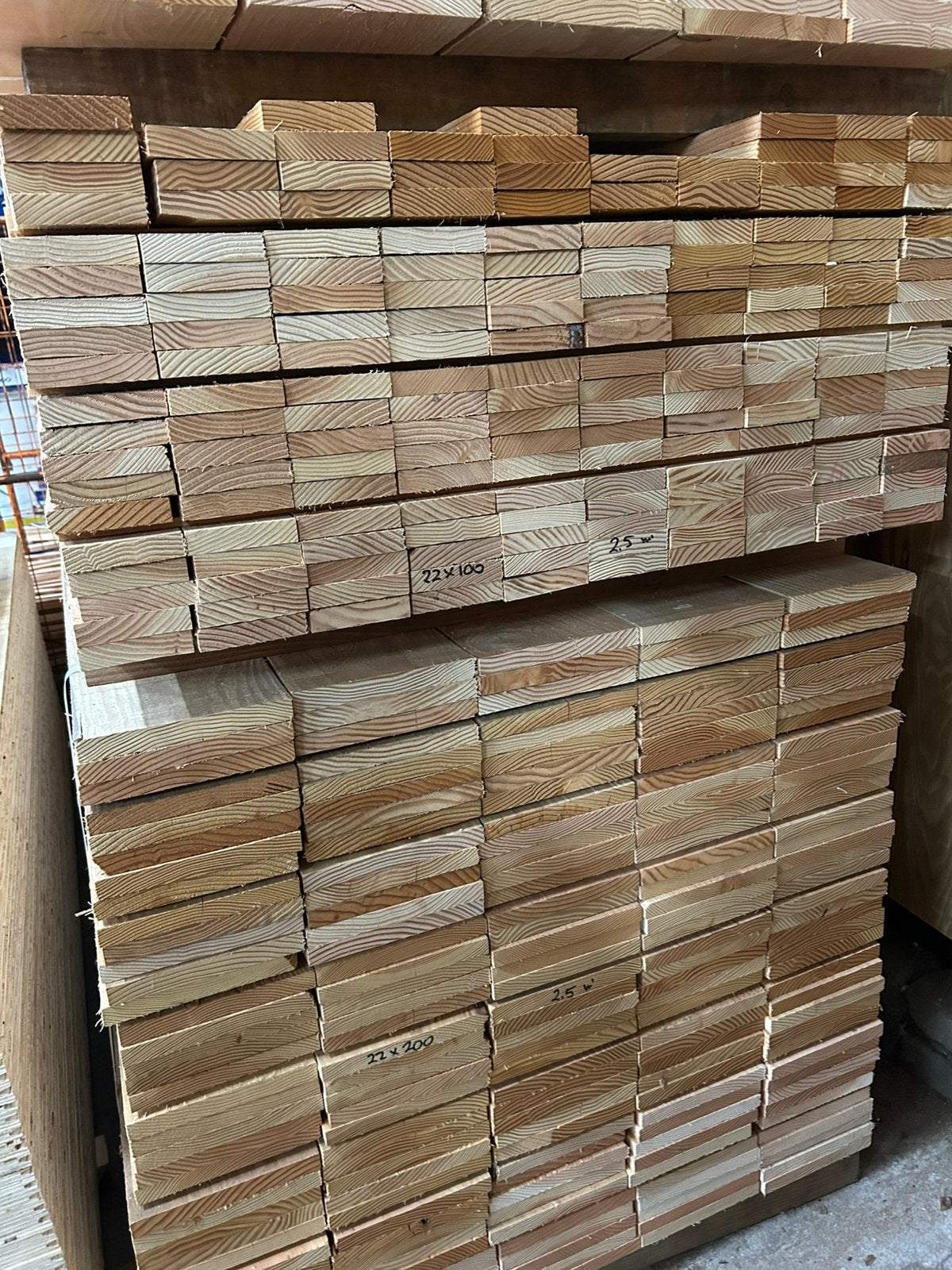 Douglas planken fijnbezaagd 22x200mm, Ophalen, Nieuw, 250 cm of meer, Planken