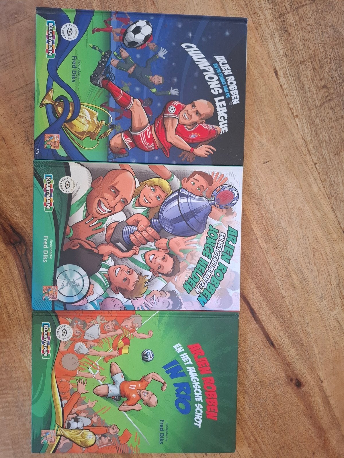 Arjen Robben boeken - Set van 3 voetbalboeken, Ophalen of Verzenden, Zo goed als nieuw, Fred Diks, Balsport