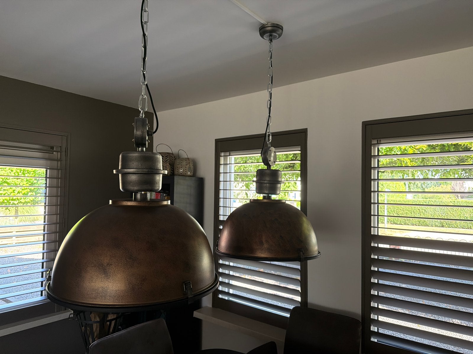 Steinhauer hanglampen, diameter 53 cm, Huis en Inrichting, Lampen | Hanglampen, Ophalen, Gebruikt, Metaal, E27 (groot)