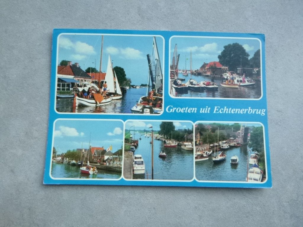 Echtenerbrug, groeten uit, Verzenden, 1980 tot heden, Gelopen, Noord-Brabant
