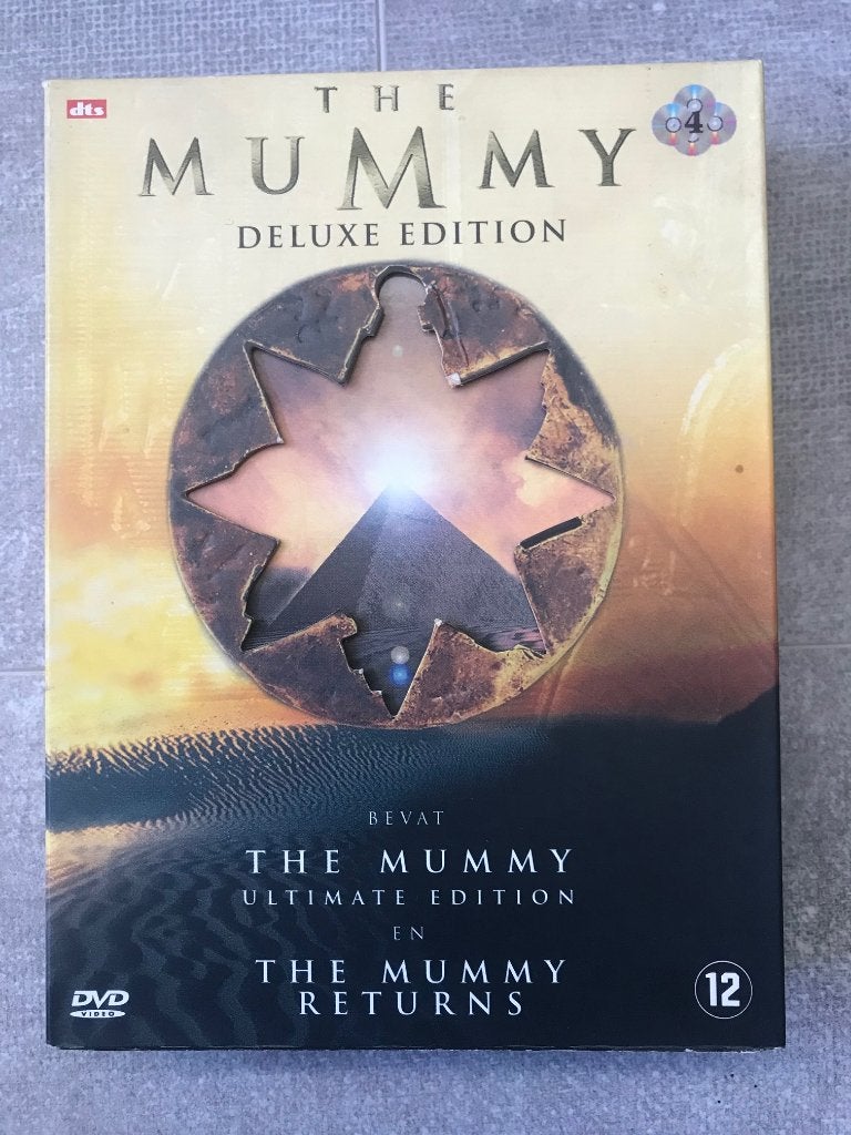 Luxe DVD box met 4 DVD's The Mummy en The Mummy Returns, Cd's en Dvd's, Dvd's | Horror, Vanaf 12 jaar, Ophalen of Verzenden, Zo goed als nieuw