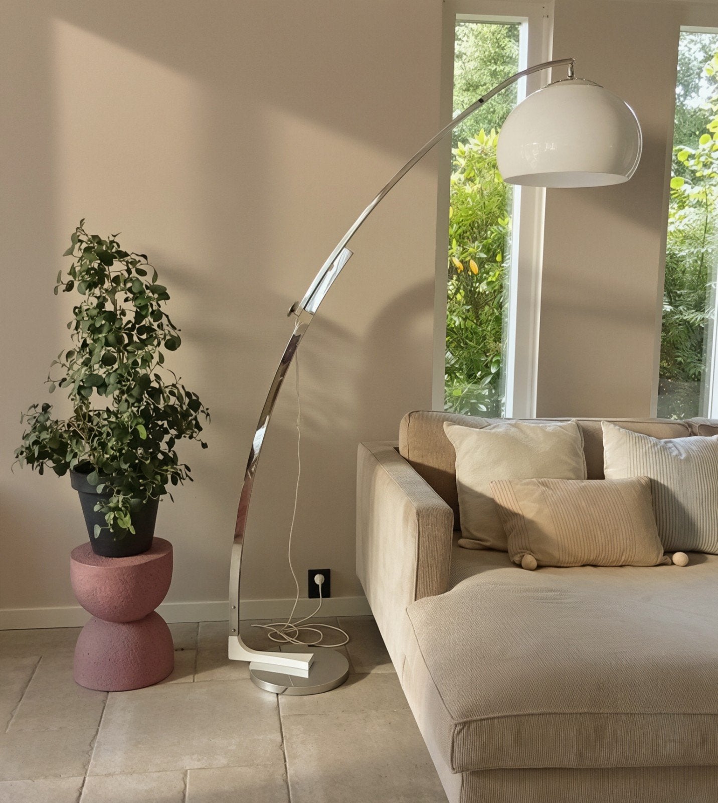 Vintage Sölken Leuchten Space Age vloerlamp – jaren '60, Ophalen, Metaal, Overige fittingen, 150 tot 200 cm