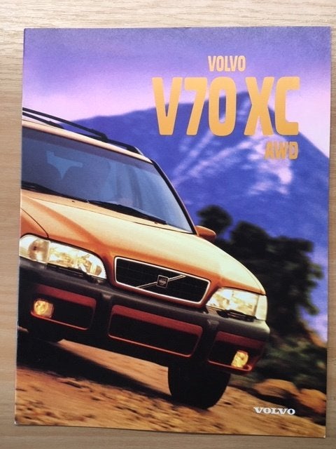 Volvo V70 XC AWD Brochure - Origineel uit 1998, Volvo, Volvo Cars, Ophalen of Verzenden, Zo goed als nieuw