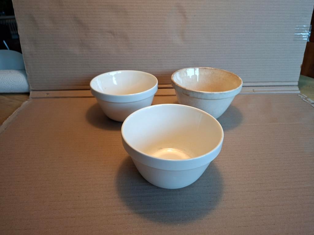 3 Engelse Christmaspudding vormen (waarvan 1 met defect), Ophalen of Verzenden