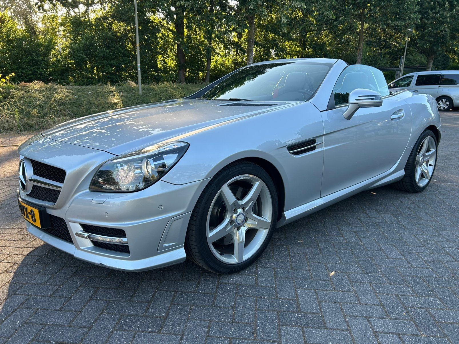 Mercedes-Benz SLK-klasse 200 AMG, Leder, Airscraf, Auto's, Mercedes-Benz, Particulier, SLK, ABS, Adaptive Cruise Control, Airbags