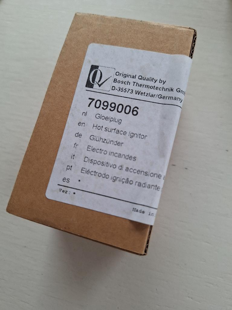 Nefit Gloeiplug NIEUW voor Ecomline en Economy., Minder dan 30 cm, Hoog rendement (Hr), Cv-ketel of Combi-ketel, Nieuw