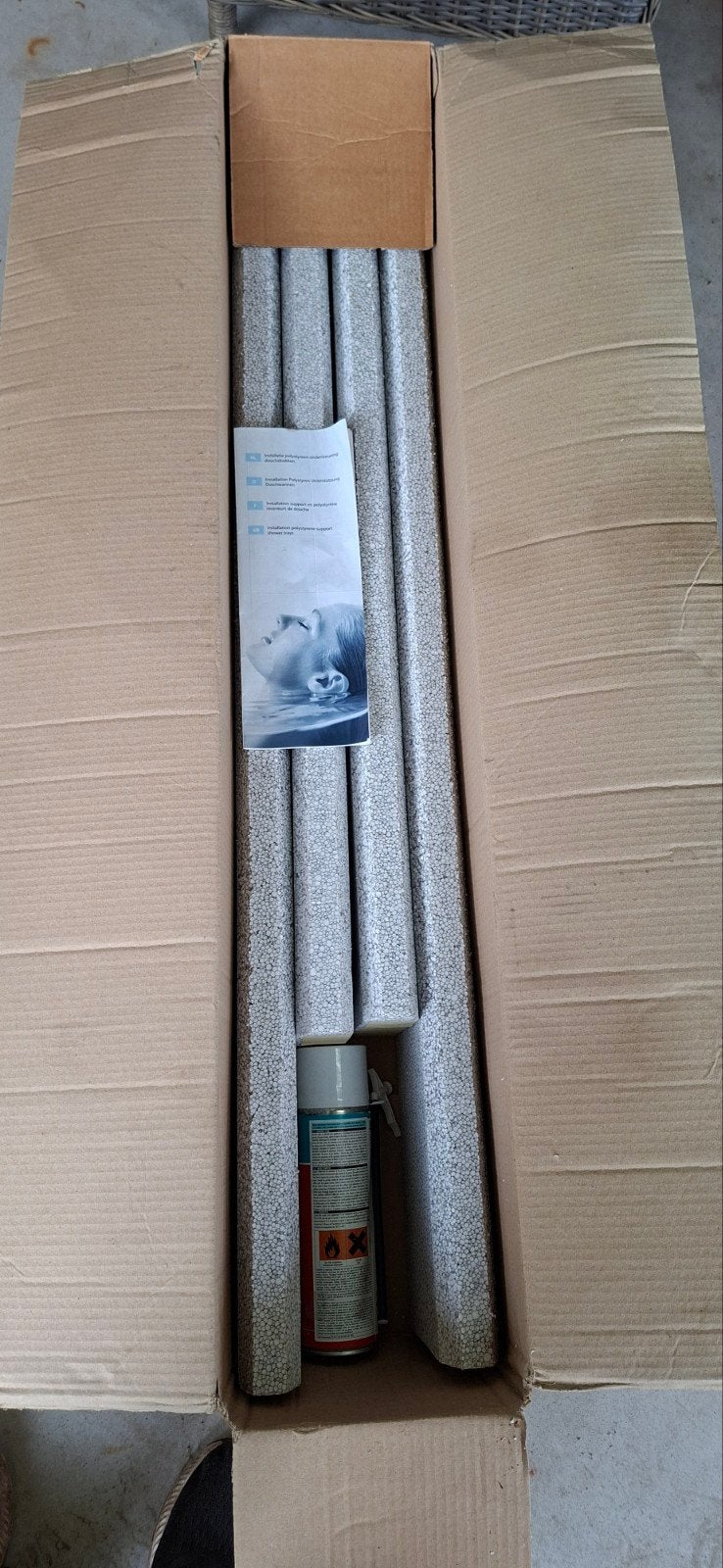 Polystyreen ondersteuning voor douchebakken, Ophalen of Verzenden, Nieuw, Douche