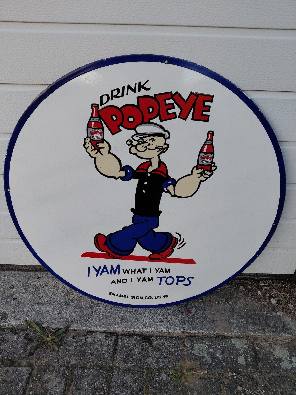 reclamebord emaile, Verzamelen, Ophalen of Verzenden