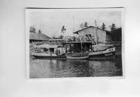 scheepvaart-foto-NED INDIE--sumatra- KPM -ML VI, Ophalen of Verzenden, 1940 tot 1960, Duitsland