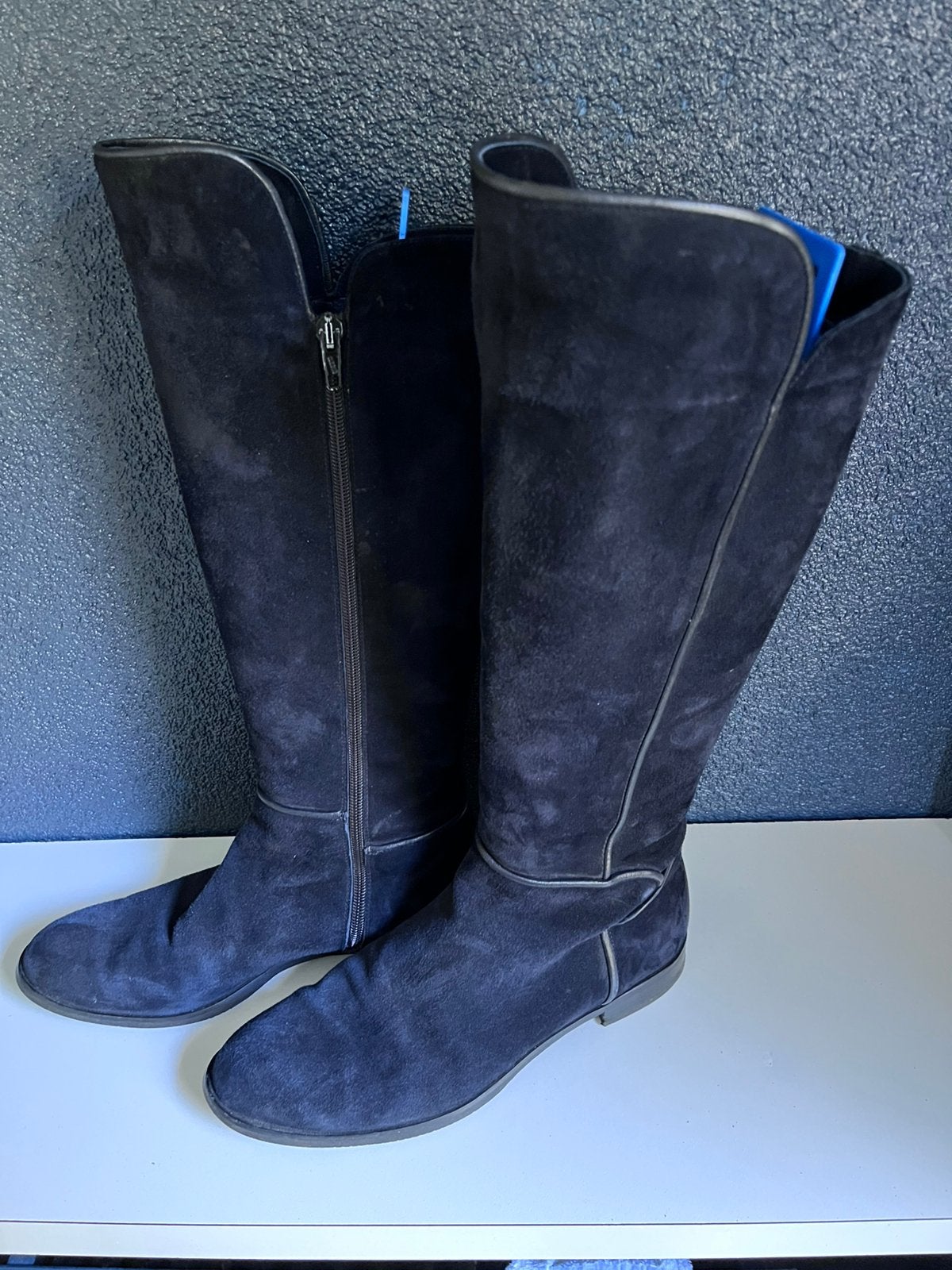 Laarzen,marine,39 merk lilian, Hoge laarzen, Blauw, Ophalen of Verzenden, Gedragen