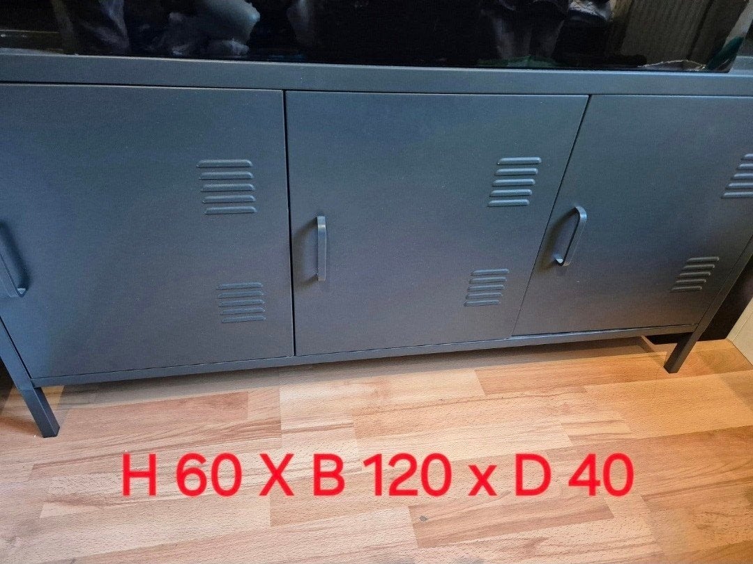 metalen lage kast B120 x H60 x D40, Ophalen, Gebruikt
