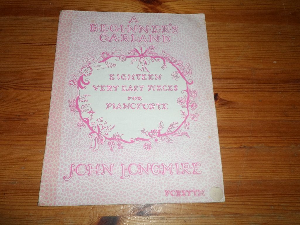 John longmire - eighteen very easy pieces for pianoforte, Gebruikt, Ophalen of Verzenden, Artiest of Componist, Piano