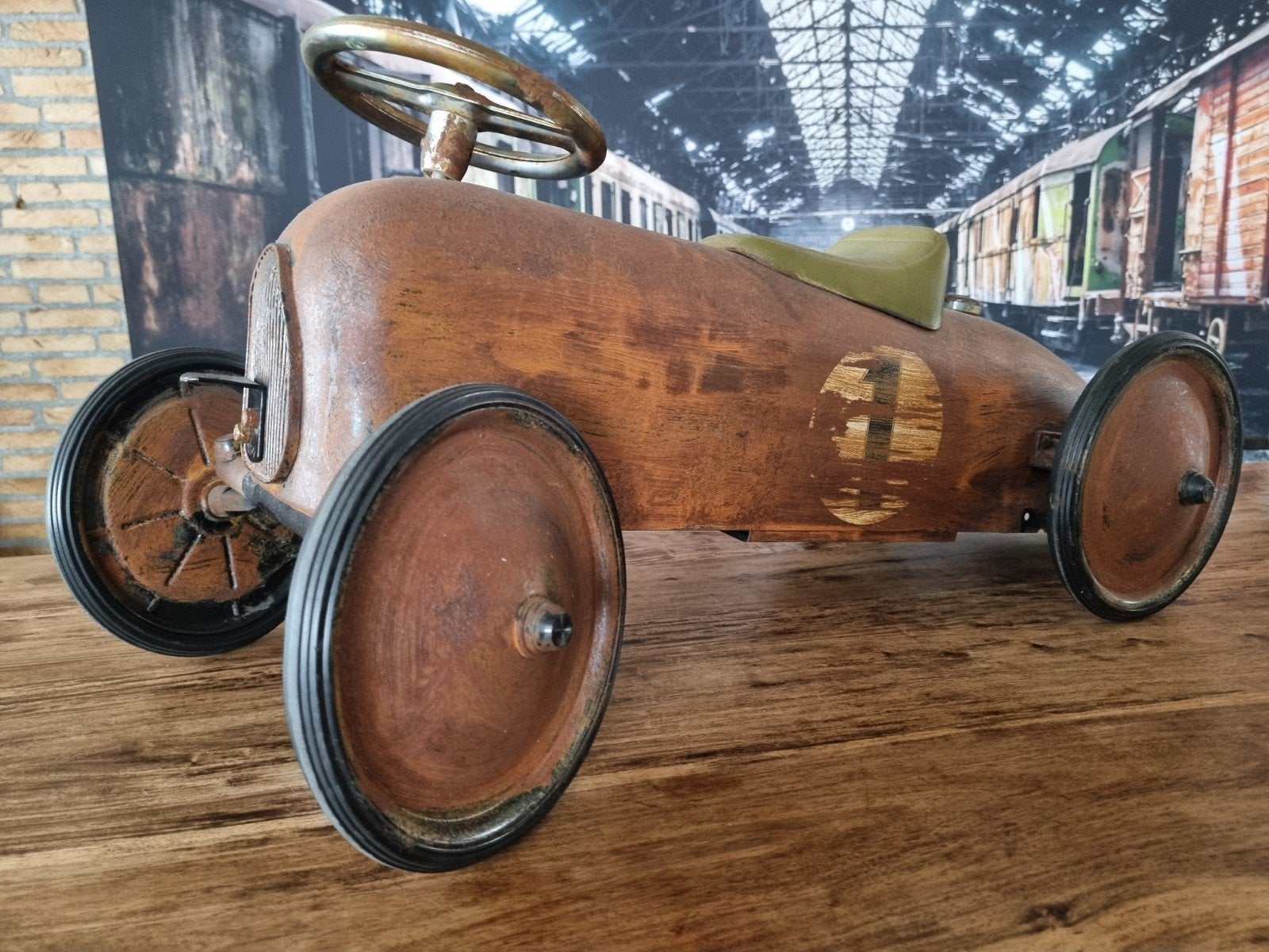 Decoratieve Vintage Stijl Hotrod, Ophalen of Verzenden