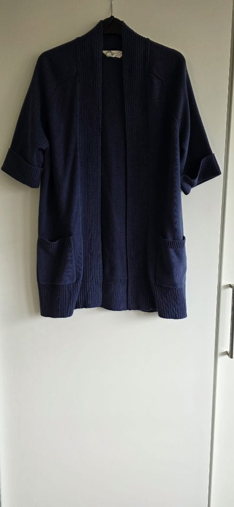 Lang vest van Authentic 1928, Blauw, Maat 42/44 (L), Nieuw, Ophalen of Verzenden