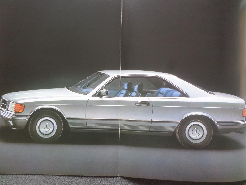 Mercedes 380 & 500 SEC 1182 Brochure, Boeken, Ophalen of Verzenden, Zo goed als nieuw, Mercedes