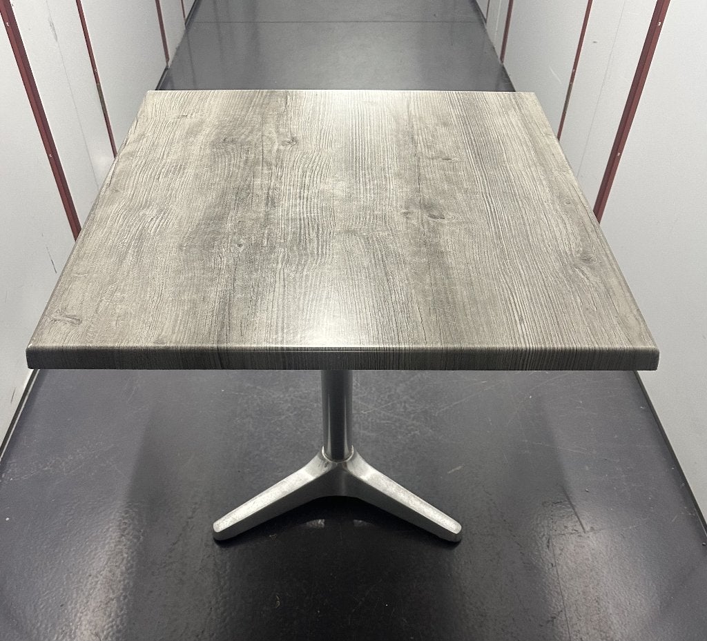 Terrastafel met aluminium 3 poot, Ophalen, Vierkant, Overige materialen
