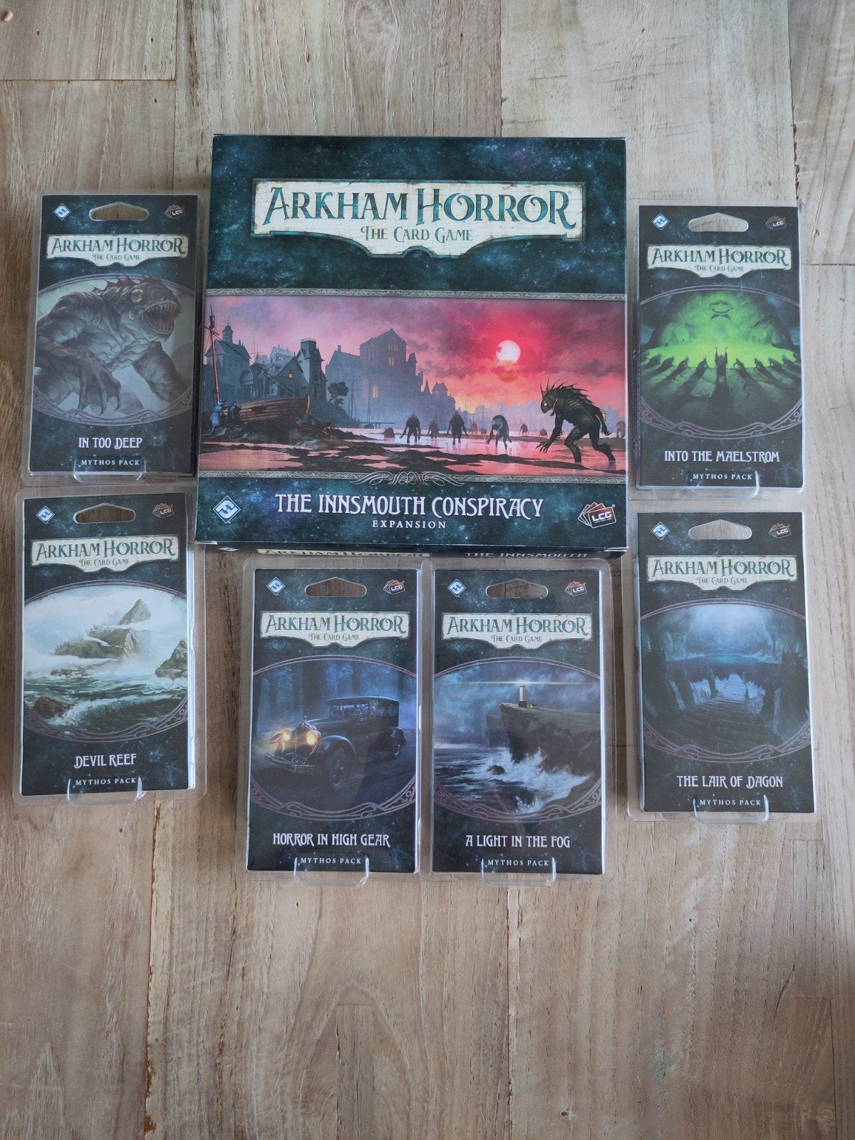 Arkham Horror LCG - The Innsmouth Conspiracy Campaign, Een of twee spelers, Ophalen of Verzenden, Fantasy Flight Games